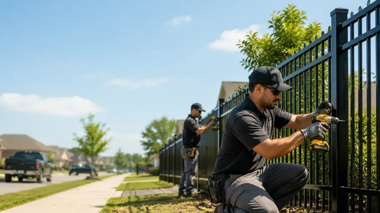 Metal Fence Installation in Kenosha, WI